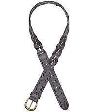 Patricia Nash 1.33#double; Parrano Leather Belt