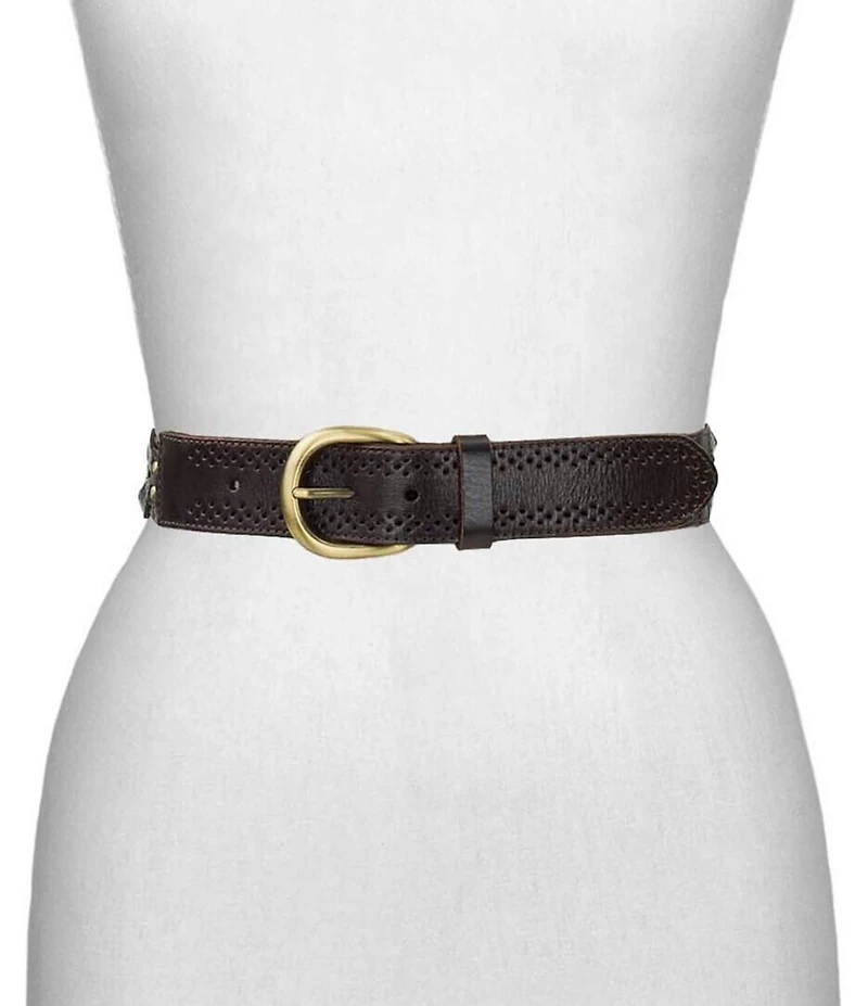 Patricia Nash 1.33#double; Parrano Leather Belt