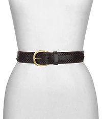 Patricia Nash 1.33#double; Parrano Leather Belt