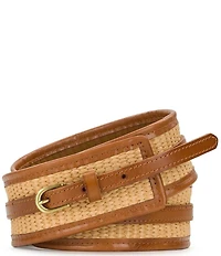 Patricia Nash 1.5#double; Arras Leather Belt