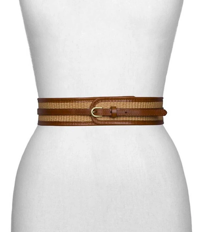 Patricia Nash 1.5#double; Arras Leather Belt