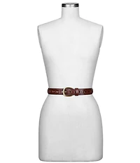 Patricia Nash 1.5#double; Manziana Ladder Leather Belt