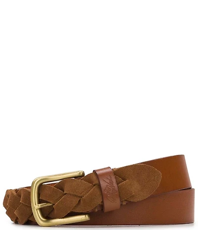 Patricia Nash 1.5#double; Villada Suede Braided Belt