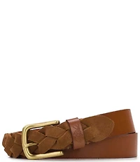 Patricia Nash 1.5#double; Villada Suede Braided Belt