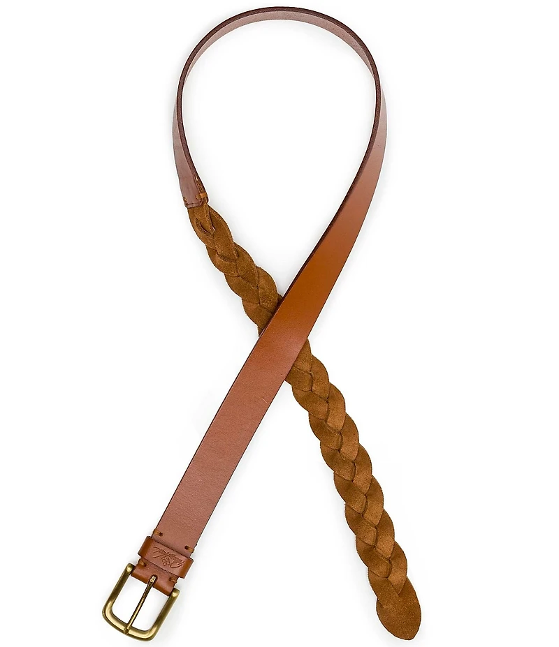 Patricia Nash 1.5#double; Villada Suede Braided Belt