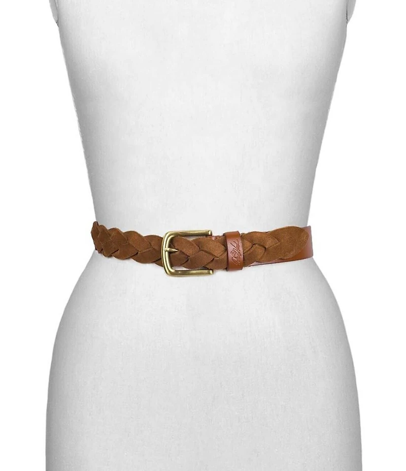 Patricia Nash 1.5#double; Villada Suede Braided Belt