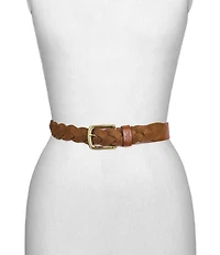 Patricia Nash 1.5#double; Villada Suede Braided Belt