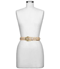Patricia Nash 1.62#double; Beaune Woven Belt