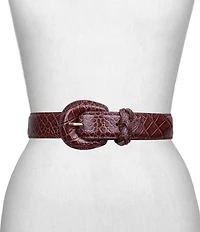 Patricia Nash 2.8#double; Selena Leather Belt