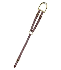 Patricia Nash 3.5#double; Tuscana Stirrup-Style Buckle Croco Leather Belt