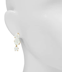 Patricia Nash Acrylic Pearl Resort Drop Earrings