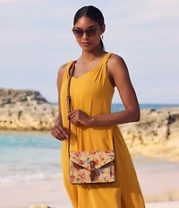 Patricia Nash Cassano Aegean Blooms Crossbody Bag