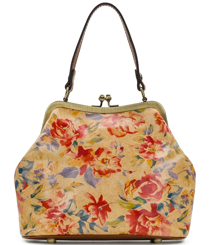 Patricia Nash Laureana Aegean Blooms Frame Crossbody Bag