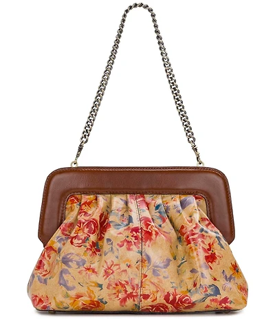 Patricia Nash Zelia Aegean Blooms Frame Convertible Bag
