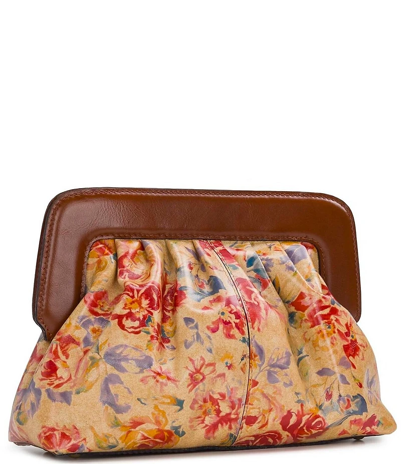 Patricia Nash Zelia Aegean Blooms Frame Convertible Bag