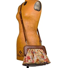 Patricia Nash Zelia Aegean Blooms Frame Convertible Bag