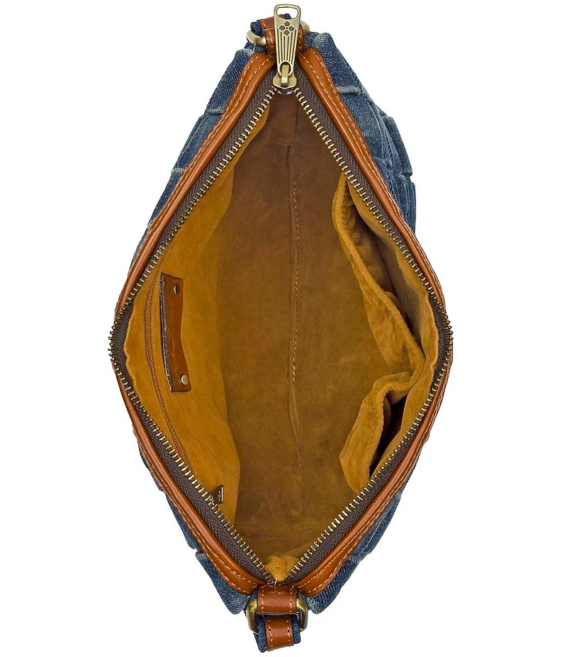 Patricia Nash Andali Denim Woven Crossbody Bag