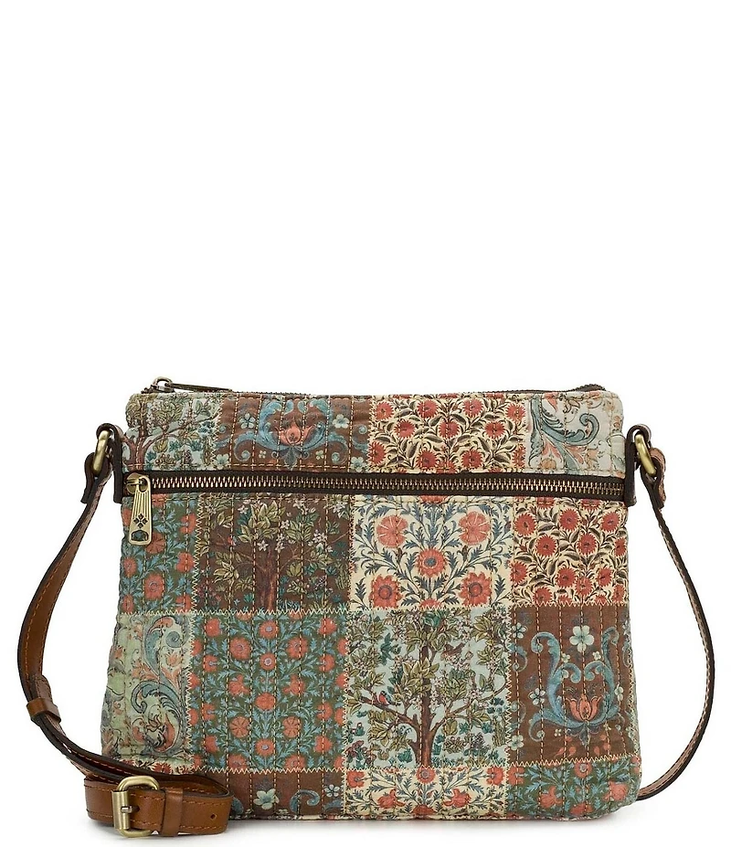 Patricia Nash Anders Nordic Floral Patchwork Crossbody Bag