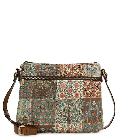 Patricia Nash Anders Nordic Floral Patchwork Crossbody Bag
