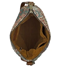 Patricia Nash Anders Nordic Floral Patchwork Crossbody Bag