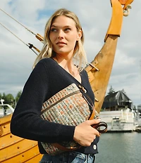 Patricia Nash Anders Nordic Floral Patchwork Crossbody Bag