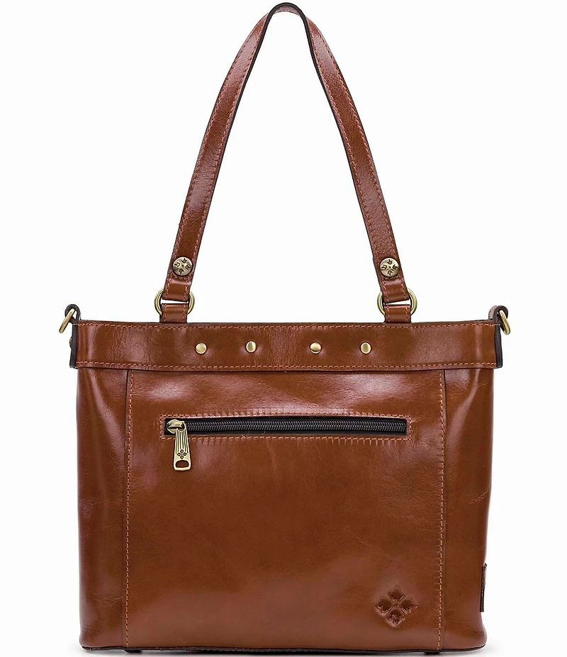 Patricia Nash Arden Floral Embossed Leather Satchel Bag