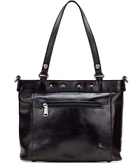 Patricia Nash Arden Floral Embossed Leather Satchel Bag