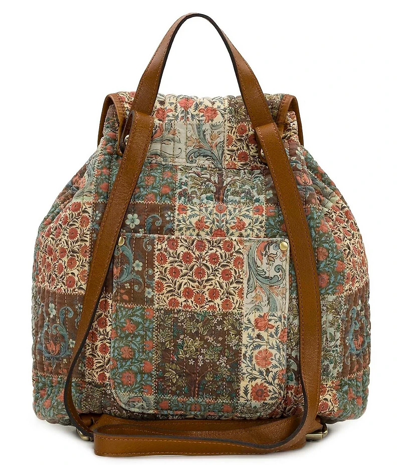 Patricia Nash Arezzo Floral Patchwork Backpack