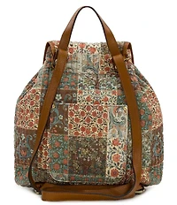 Patricia Nash Arezzo Floral Patchwork Backpack