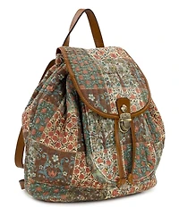 Patricia Nash Arezzo Floral Patchwork Backpack