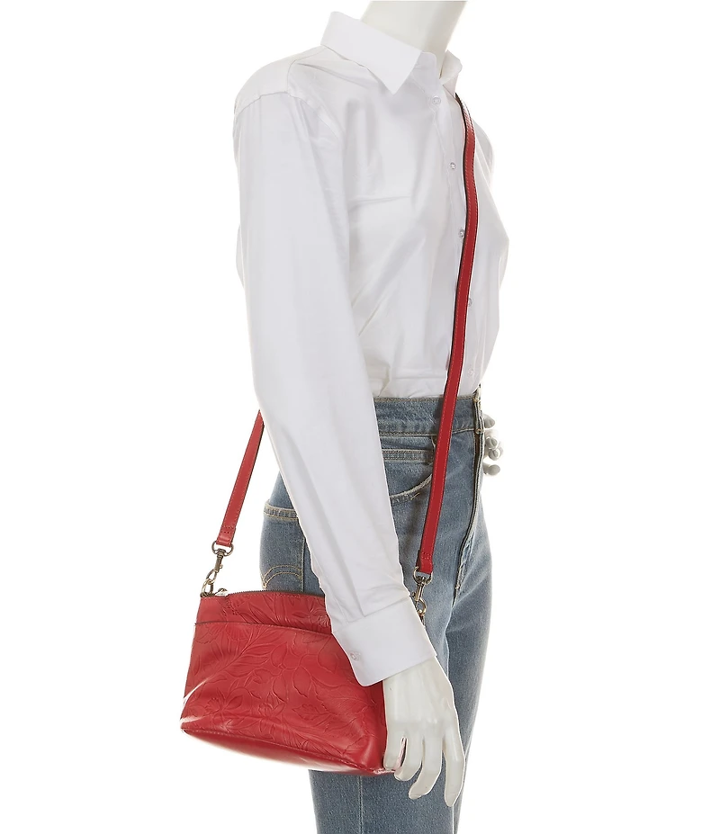 Patricia Nash Arlee Floral Embossed Crossbody Bag