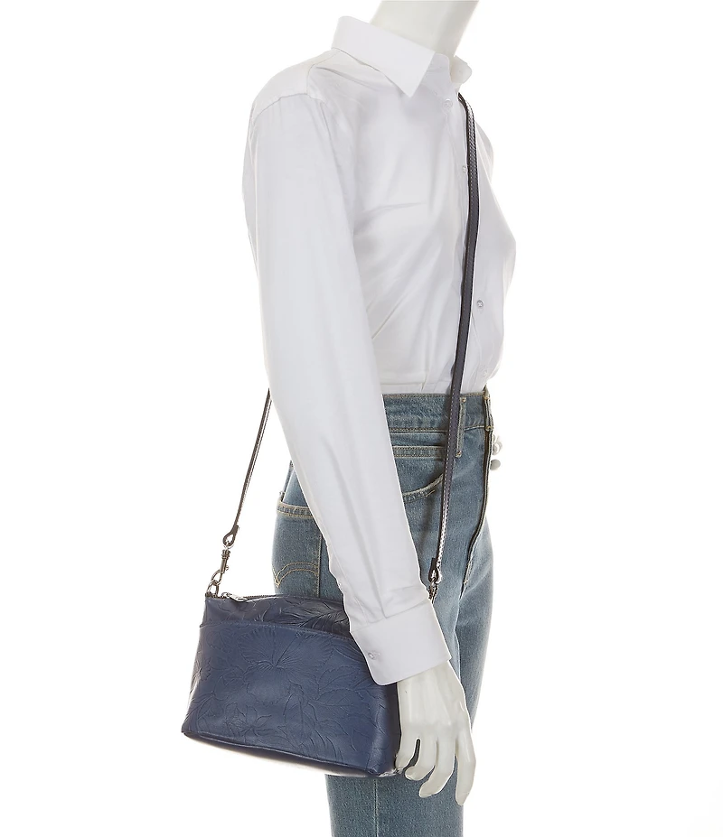 Patricia Nash Arlee Floral Embossed Crossbody Bag