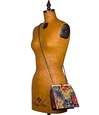 Patricia Nash Aurelie Raffia Floral Frame Convertible Clutch