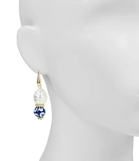 Patricia Nash Baroque Pearl Drop Earrings