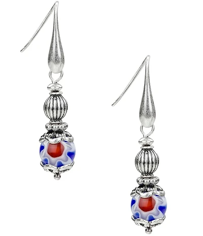 Patricia Nash Bead Wire Drop Earrings