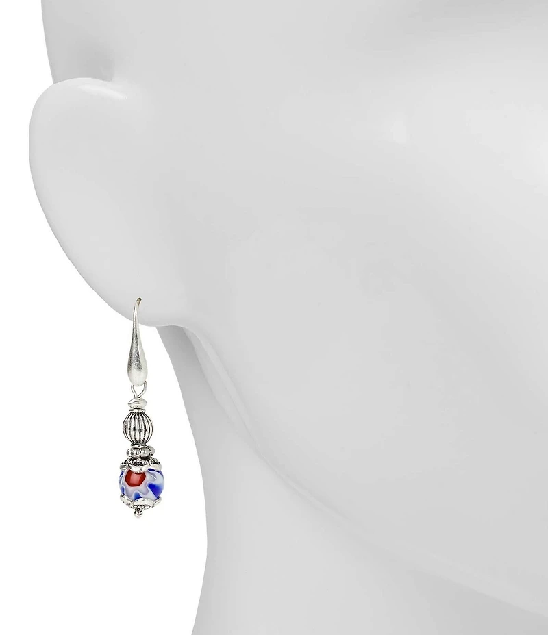 Patricia Nash Bead Wire Drop Earrings
