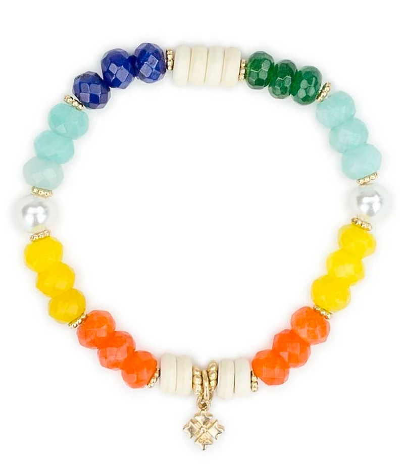 Patricia Nash Beaded Resort Stretch Bracelet