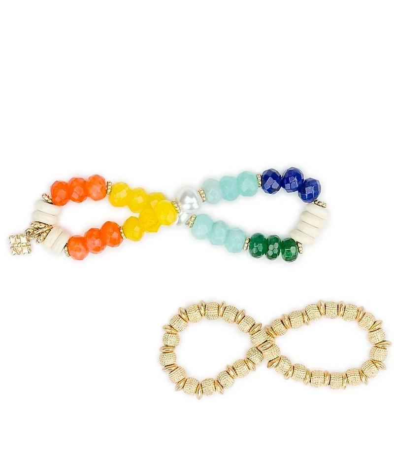 Patricia Nash Beaded Resort Stretch Bracelet