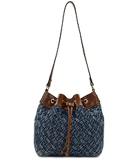 Patricia Nash Belamy Denim Drawstring Bag