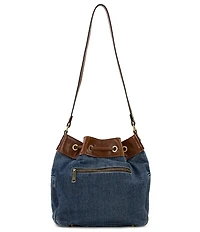 Patricia Nash Belamy Denim Drawstring Bag