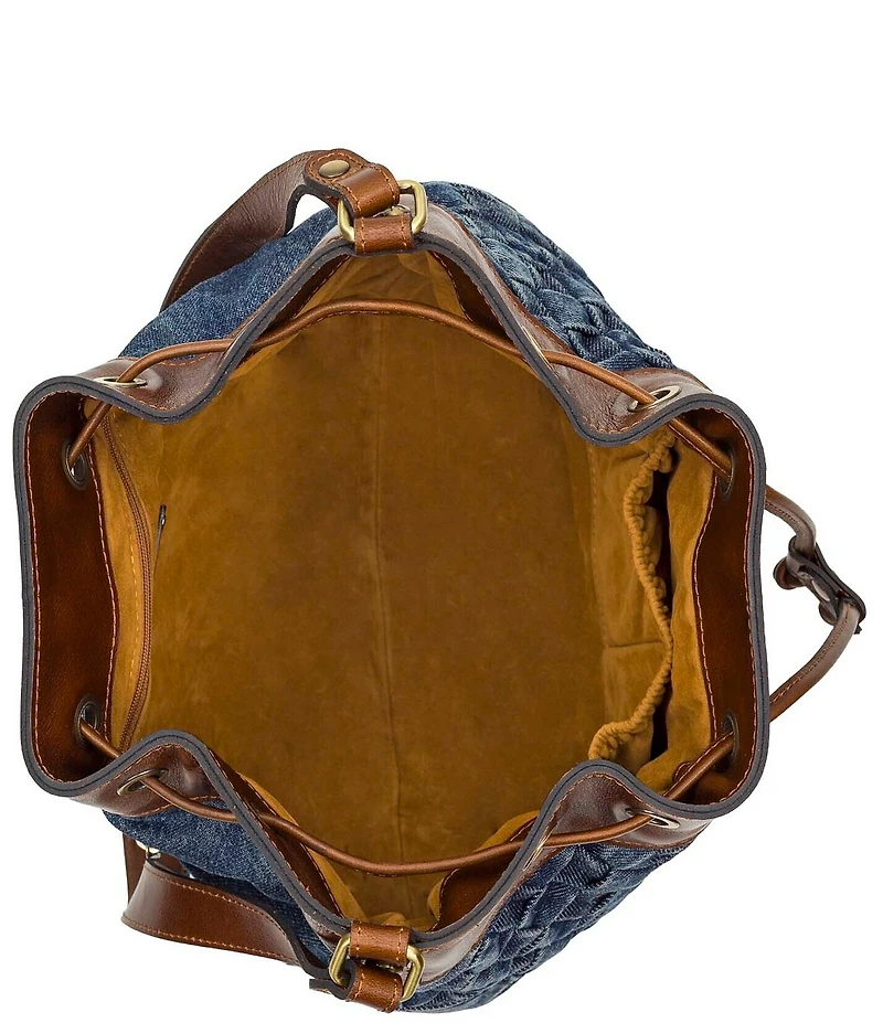 Patricia Nash Belamy Denim Drawstring Bag