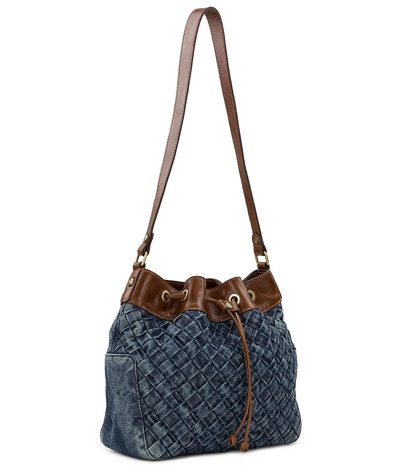 Patricia Nash Belamy Denim Drawstring Bag