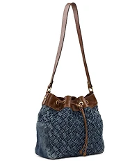 Patricia Nash Belamy Denim Drawstring Bag