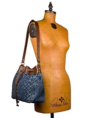 Patricia Nash Belamy Denim Drawstring Bag