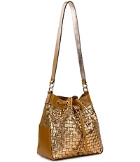 Patricia Nash Belamy Metallic Drawstring Shoulder Bag