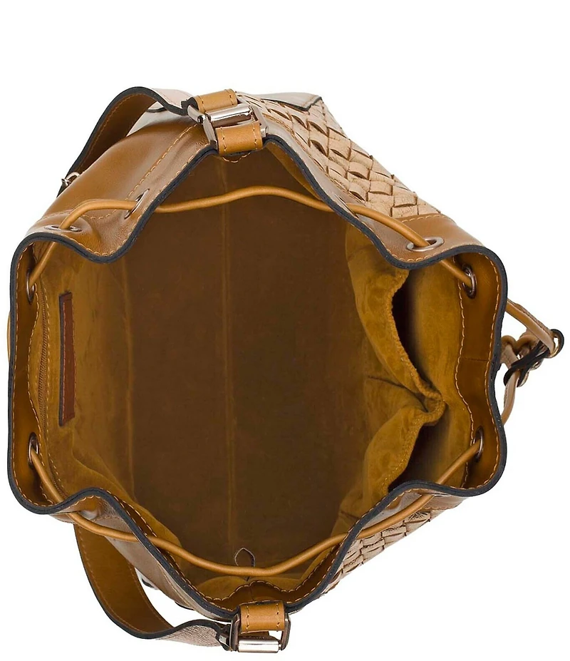 Patricia Nash Belamy Metallic Drawstring Shoulder Bag