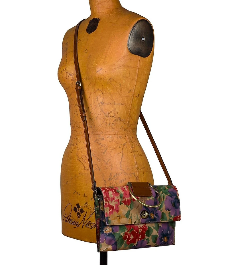 Patricia Nash Belvi Floral Satchel Bag