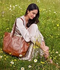 Patricia Nash Benvenuto Italian Leather Tote Bag
