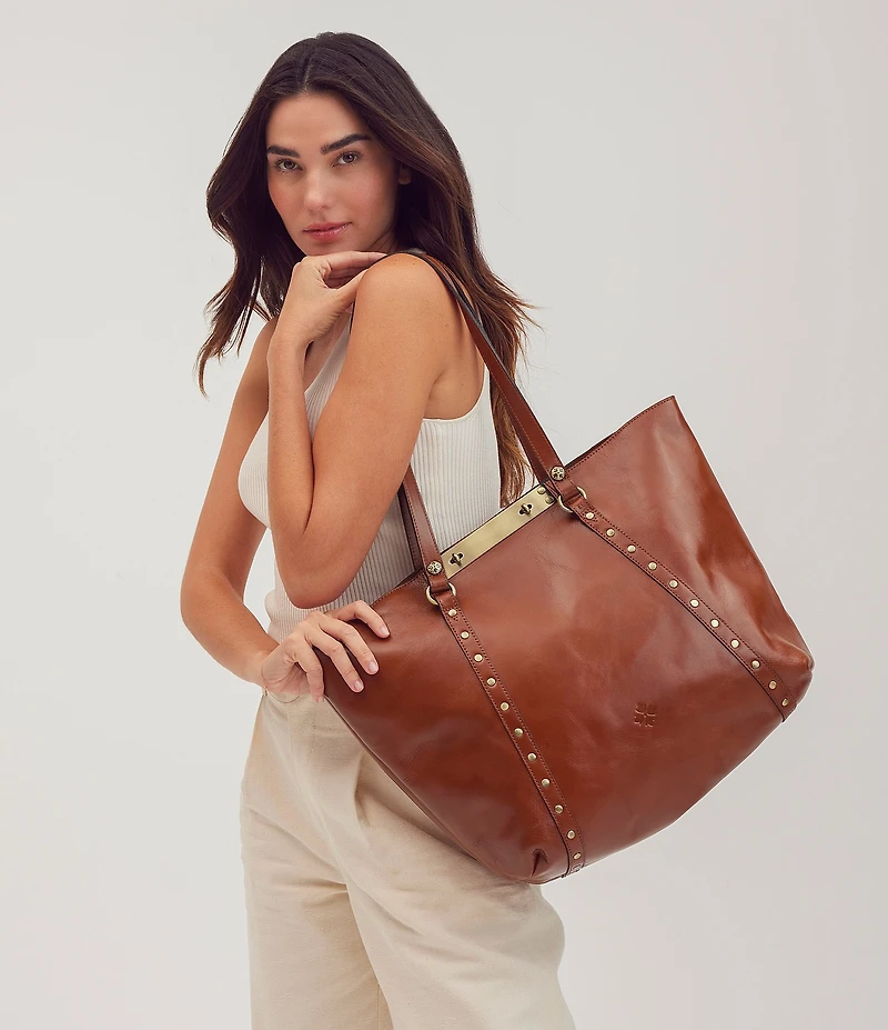 Patricia Nash Benvenuto Italian Leather Tote Bag