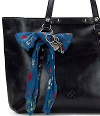 Patricia Nash Bow With Heart Lock Key Ring